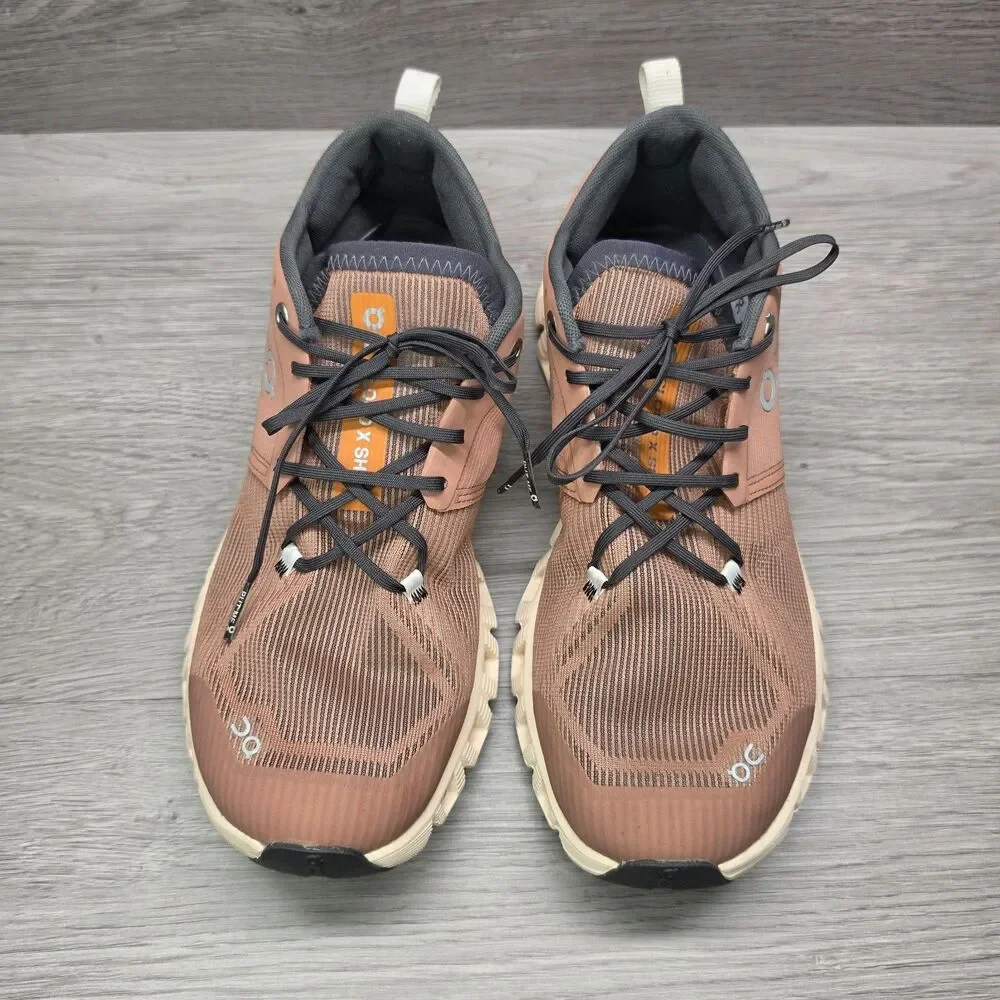 On Cloud X Shift Womens 8.5 Running Shoes Pink Bronze Orange Sneaker Athletic